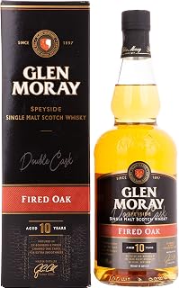 Glen Moray 10 Years Old Fired Oak Single Malt Scotch Whisky 40% Vol. 0,7l in Giftbox