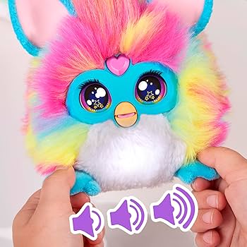 Amazon.com: FURBY DJ Interactive Toy, Super Snuggly Rainbow