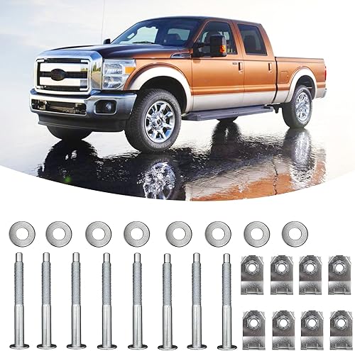 924-311 Kit de accesorios de montaje de caja de camión para Ford F250 F350 1999-2016 Super Duty reemplaza pernos de cama W706641S900 W708770S436