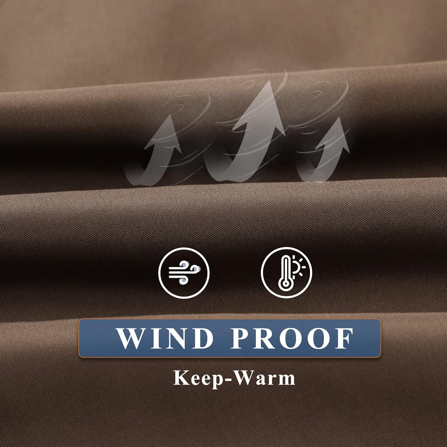 GGleaf Men's Winter Puffer Jacket Quilted Thicken Down Coat Insulated and Water Repellent Jacket with Hood - Image 5