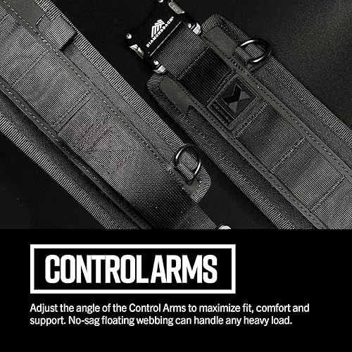 Miniatura 5 de Diamondback Denali 2.0 Sistema de cinturón de herramientas, zurdo, negro, grande - Incluye cinturón Diamondback de 6 pulgadas, martillo y pistoleras