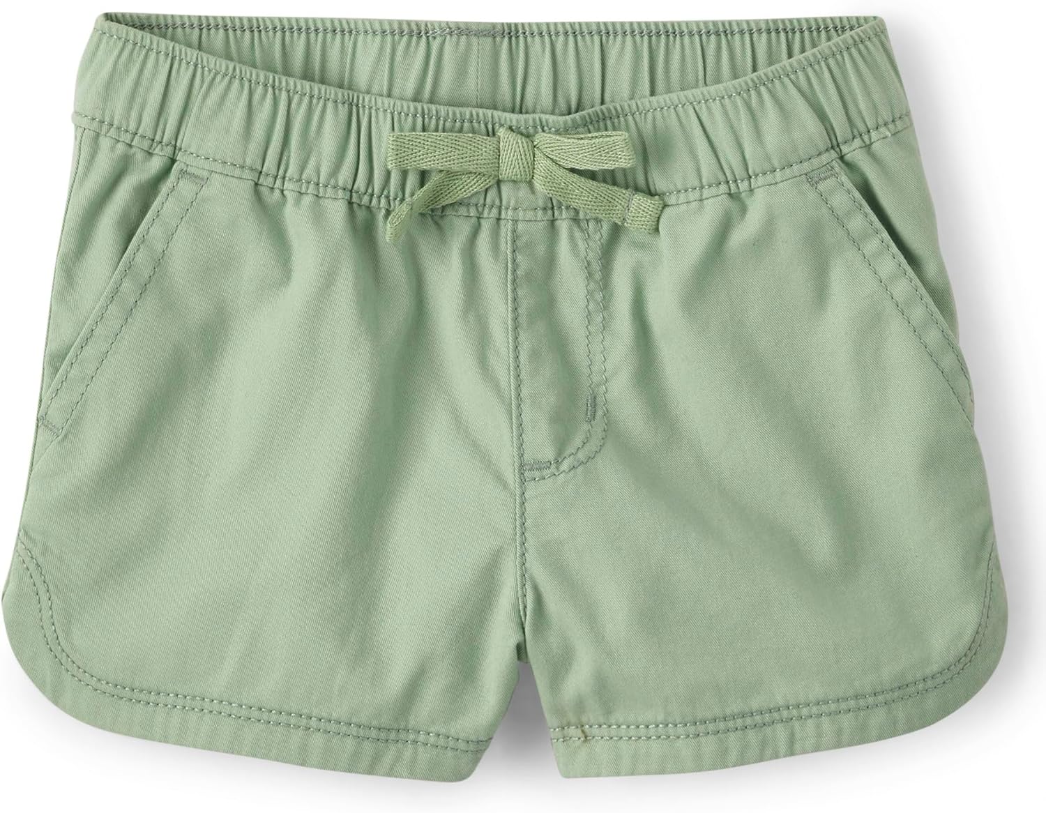 The Children's Place Baby Girls' and Toddler Twill Pull on Shorts