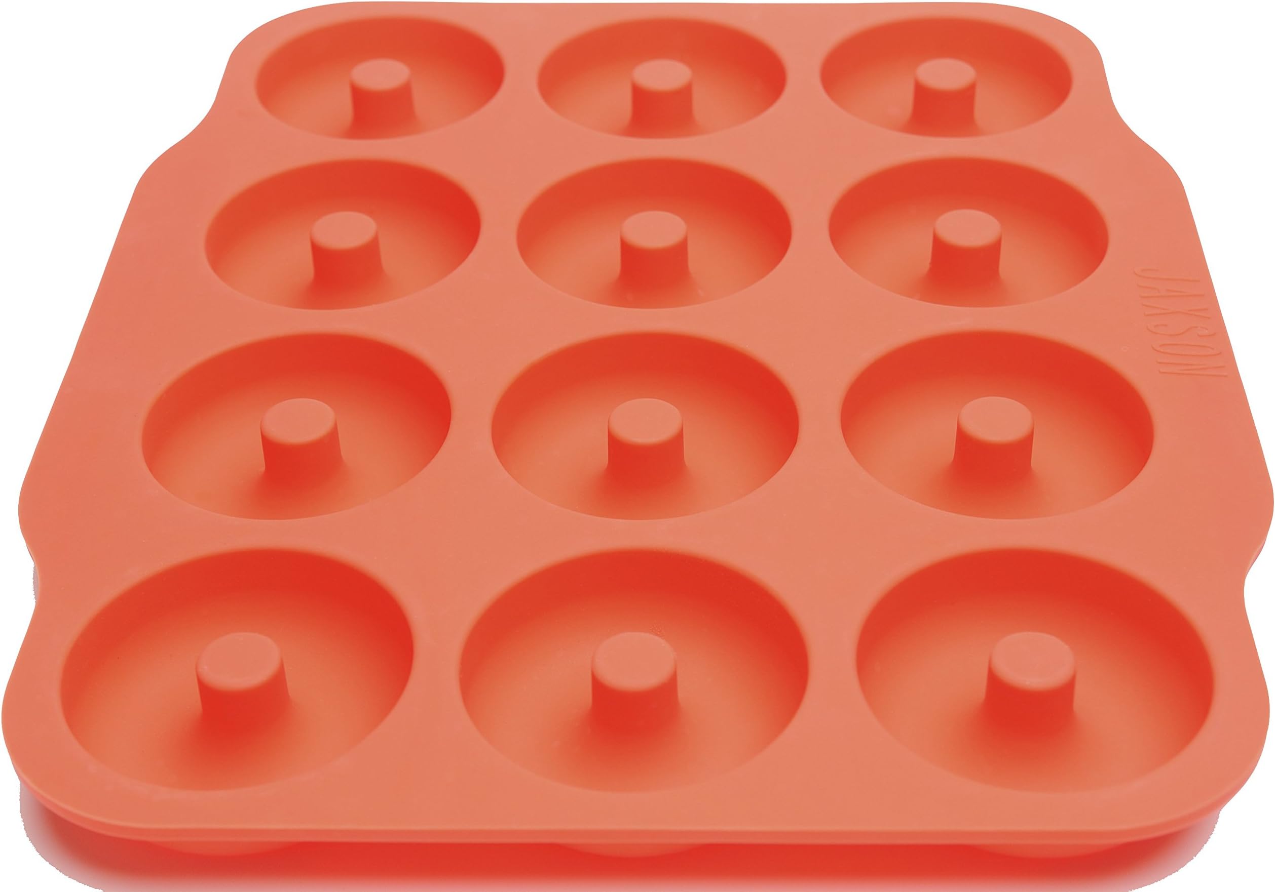 Large Full Size Donut Pan, Silicone Bagel Mold, 12 Non Stick Professional Grade Doughnut Cavity Baking Made Easy to Clean – Bonus Recipes on purchase. by Jaxson Home Goods