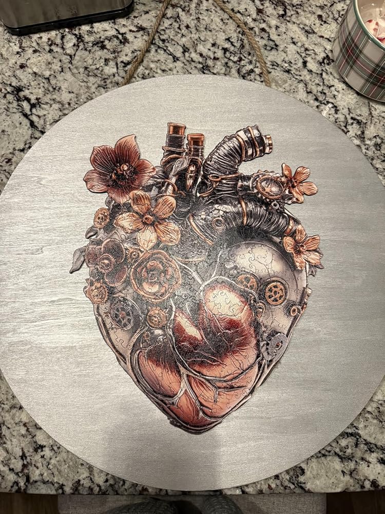 3D Mechanical Heart Wooden Jigsaw Puzzle