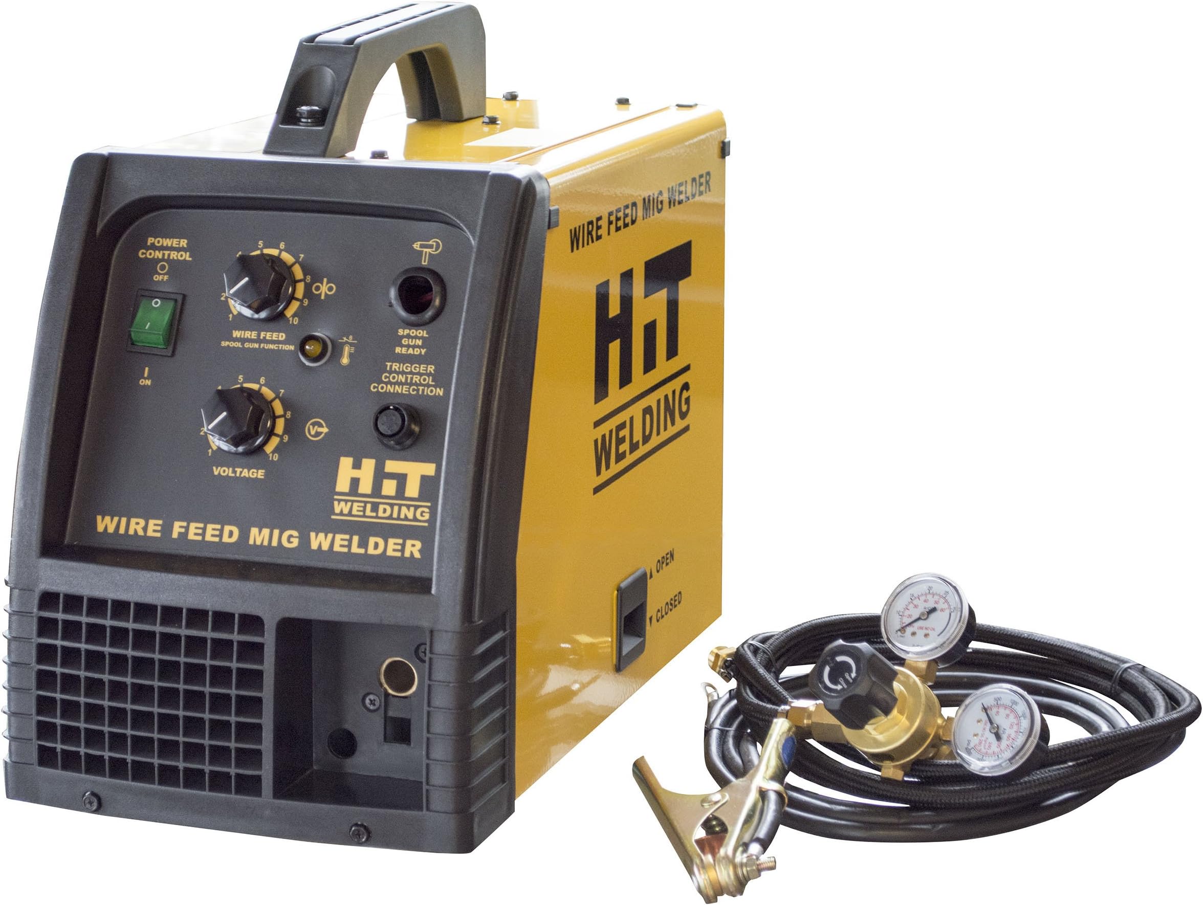 HIT140 Mig Welder 140, Yellow, Black