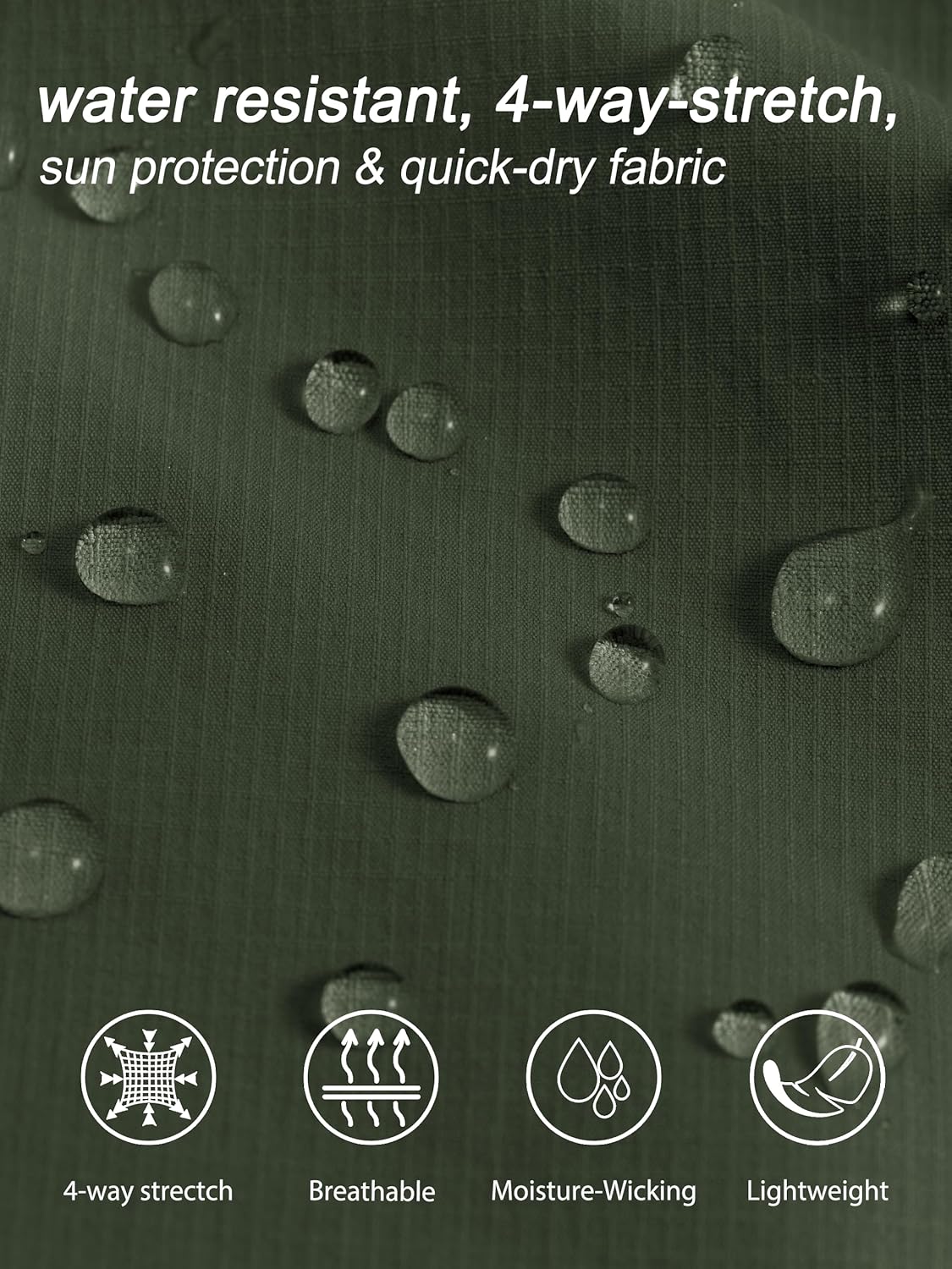 Women's Tall Hiking Pants 31/33/35/37 Inseam Quick Dry Lightweight Water Resistant Cargo Pants 4 Zipper Pockets - Image 5