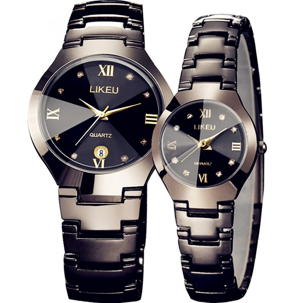 His and hers matching watch set, water resistant (W031) NWT OLEVS His and Her Matching Watch Set Arabic numerals Easy  main image 2