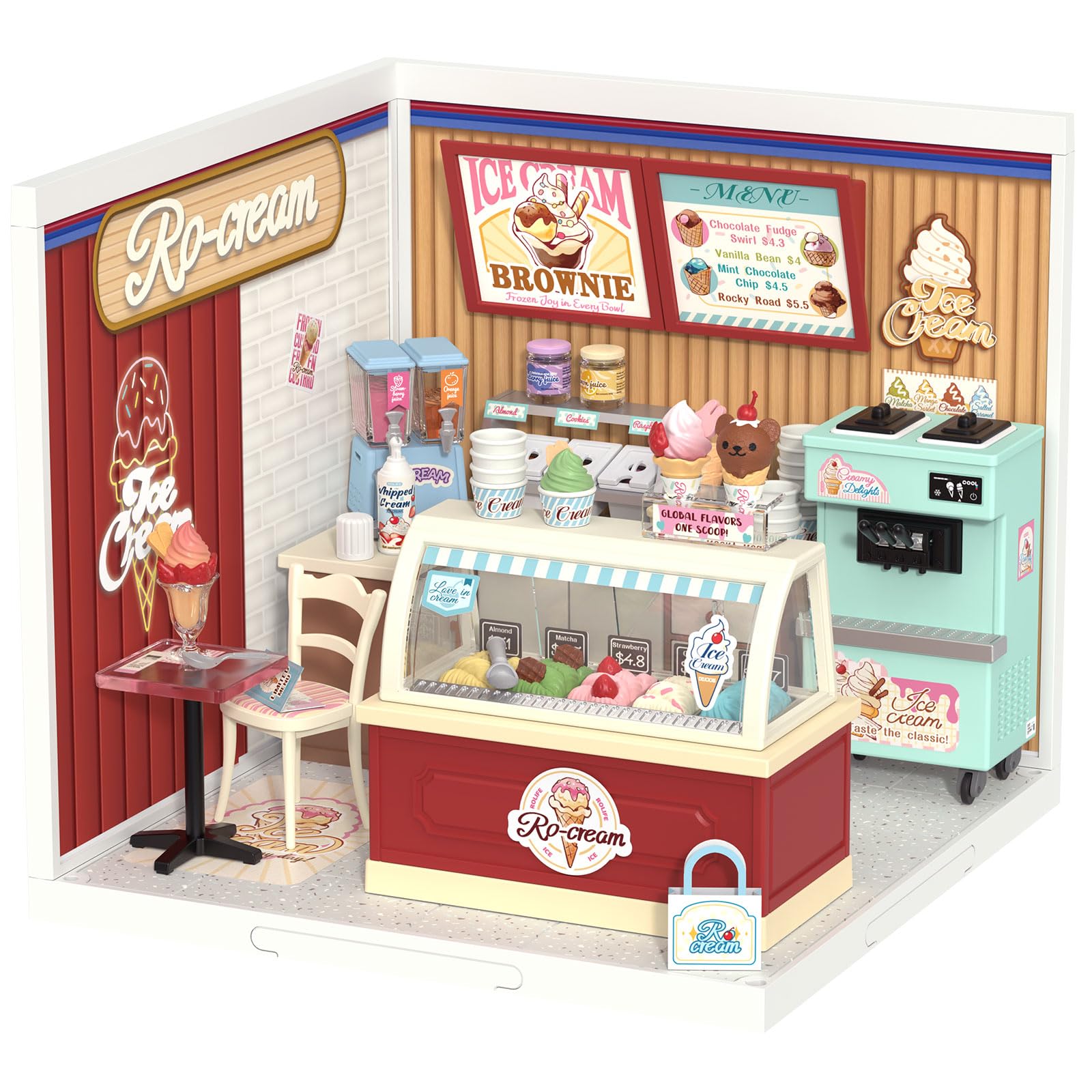 Amazon.com: Rolife Super Creator DIY Miniature Plastic House