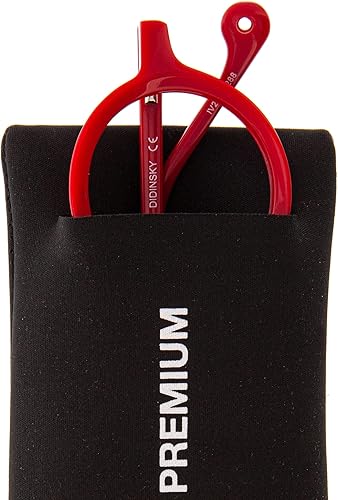 Miniatura 6 de Gafas de Lectura con Bloqueo de Luz Azul Unisex Lectores Monturas de Acetato, Patillas Flexibles y Lentes Antireflectantes - Cereza +2.5 - DISAKURA