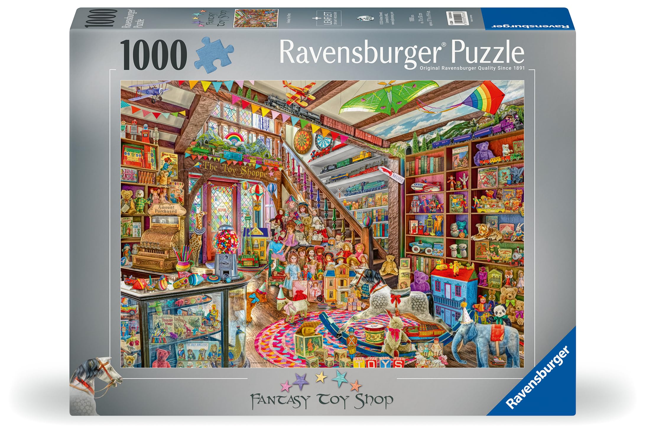 Ravensburger The Fantasy Toy Shop 1000 Piece Jigsaw Puzzles for Adults and Kids Age 12 Years Up, Multicolor - Image 3