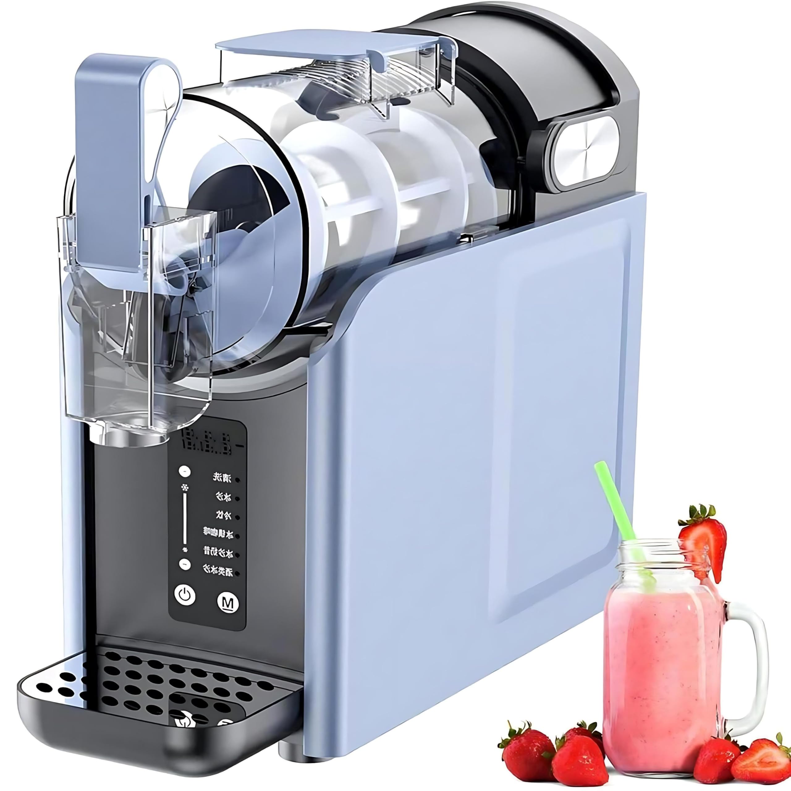 MIAOXIAOLONG Macchina per Granite Intelligente | capacità di 68 Oz | Non Serve Ghiaccio | 5 Programmi | Temperatura Ideale | Silenzioso E | AutopulentePer Feste