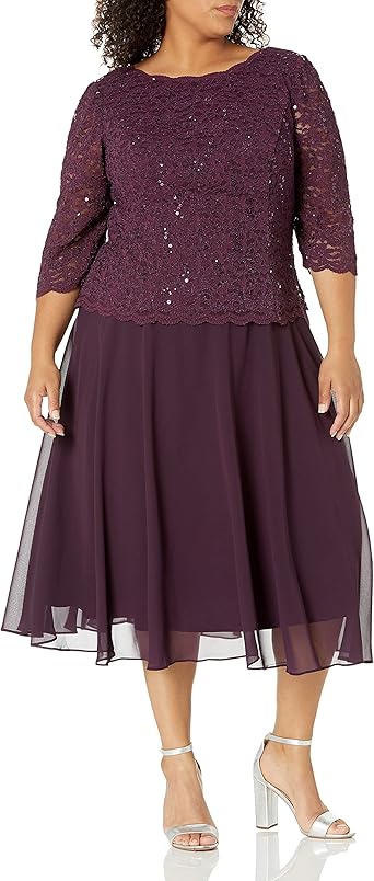 alex evenings plus size