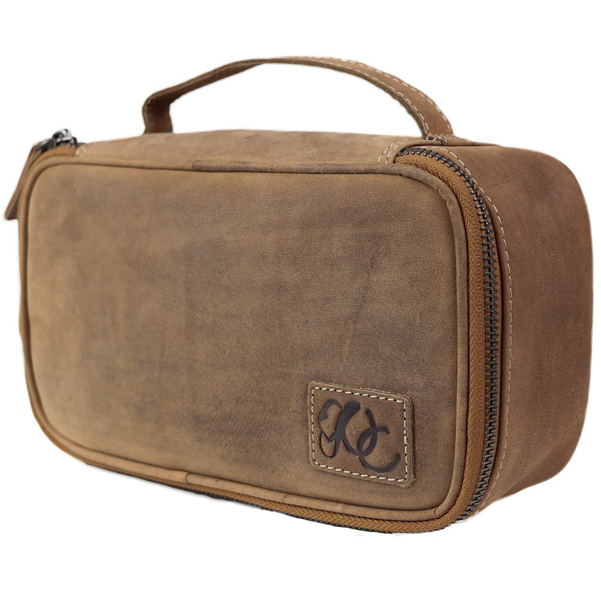 Leather Dopp Kit/Toiletry Bag By Urban Cowboy