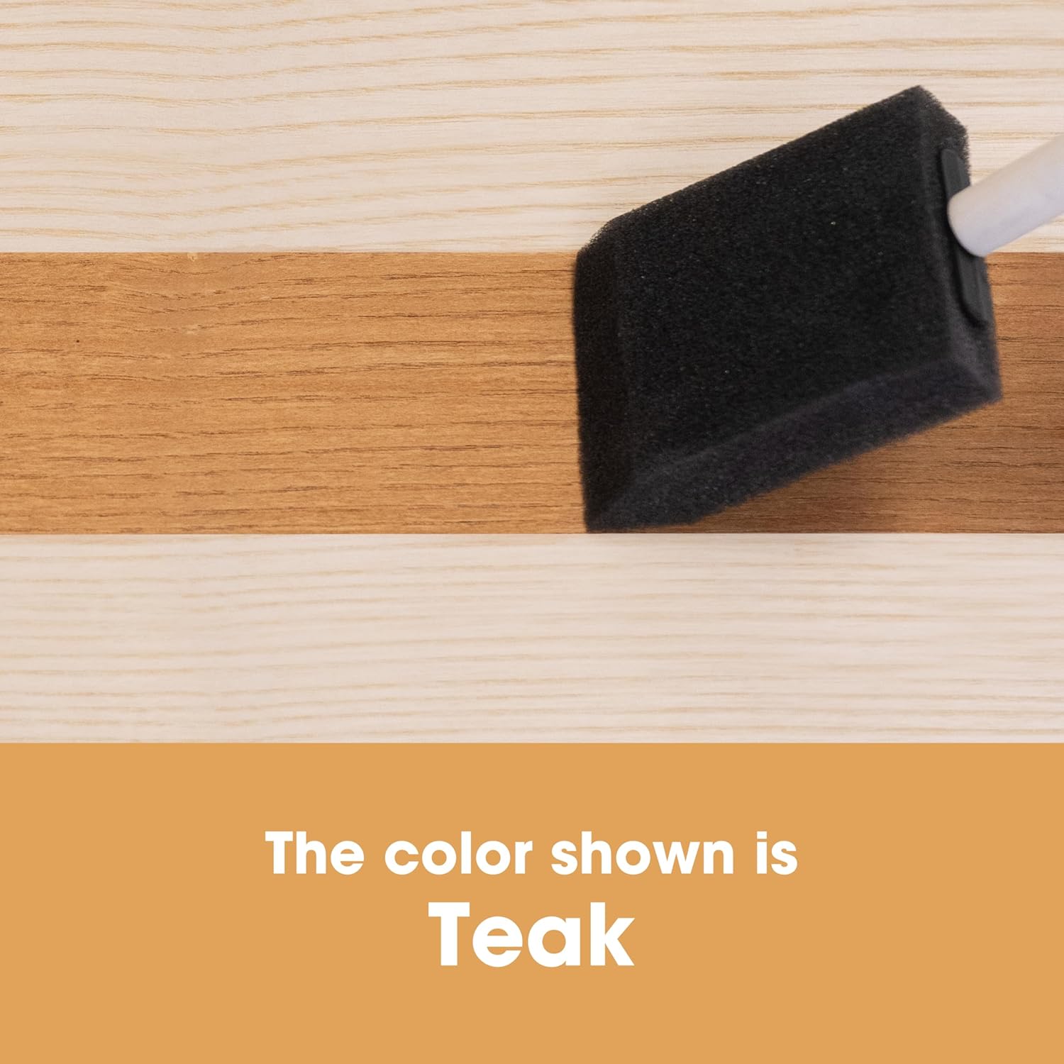 Furniture Clinic Wood Stain | Water Based | Fast Drying, Low Odor, & Non-Toxic | Multiple Finishes | for Indoor & Outdoor Furniture and More | Teak (85 Fl Oz / 2500ml)