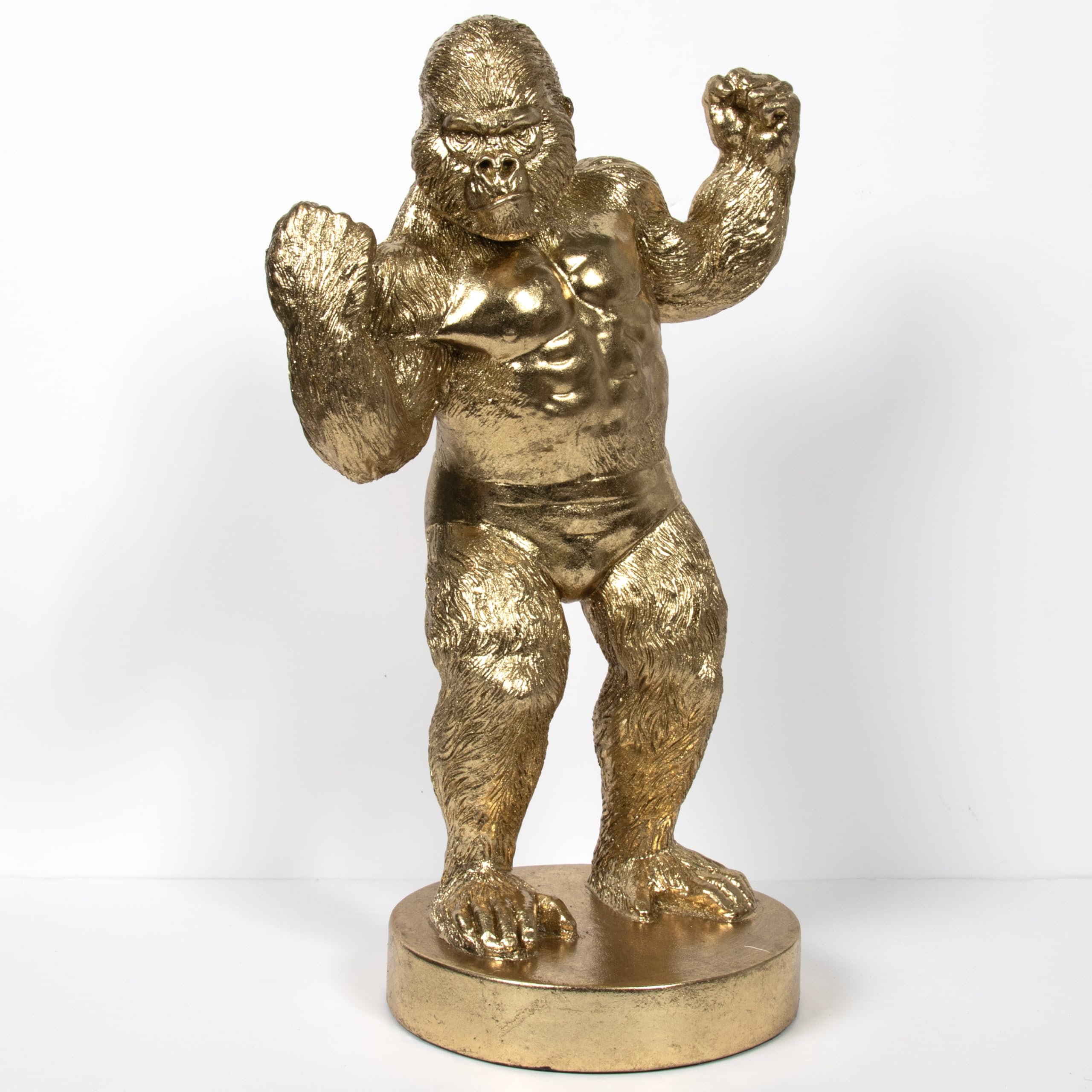Gorilla Muscle Man Ornament Gift Bodybuilder Strongman Figurine Gift Decoration