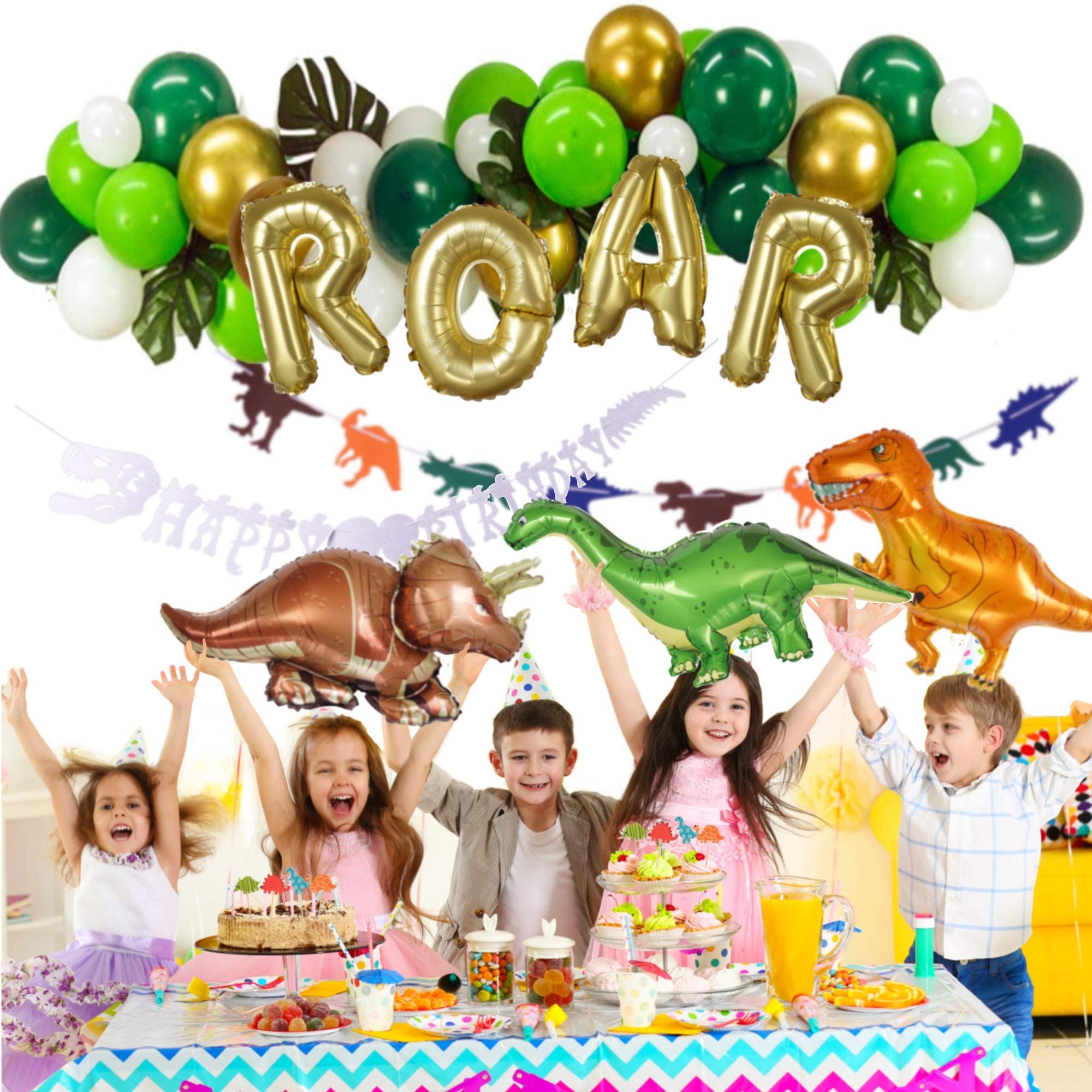 Dinosaur Party Decorations, Dinosaur Birthday Party Supplies for Boys
