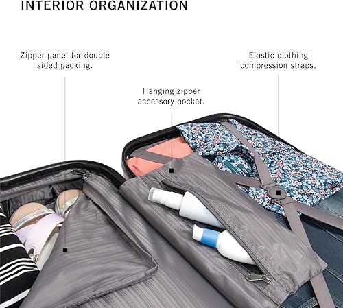 Miniatura 3 de Kenneth Cole Reaction Out Of Bounds - Equipaje de transporte vertical, Rose gold), 5708482RG