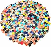 Vista 25 de Azulejos de mosaico de cerámica irregulares de color aleatorio de 1.1 lb, para hacer bricolaje, creativos, para platos de bricolaje, macetas