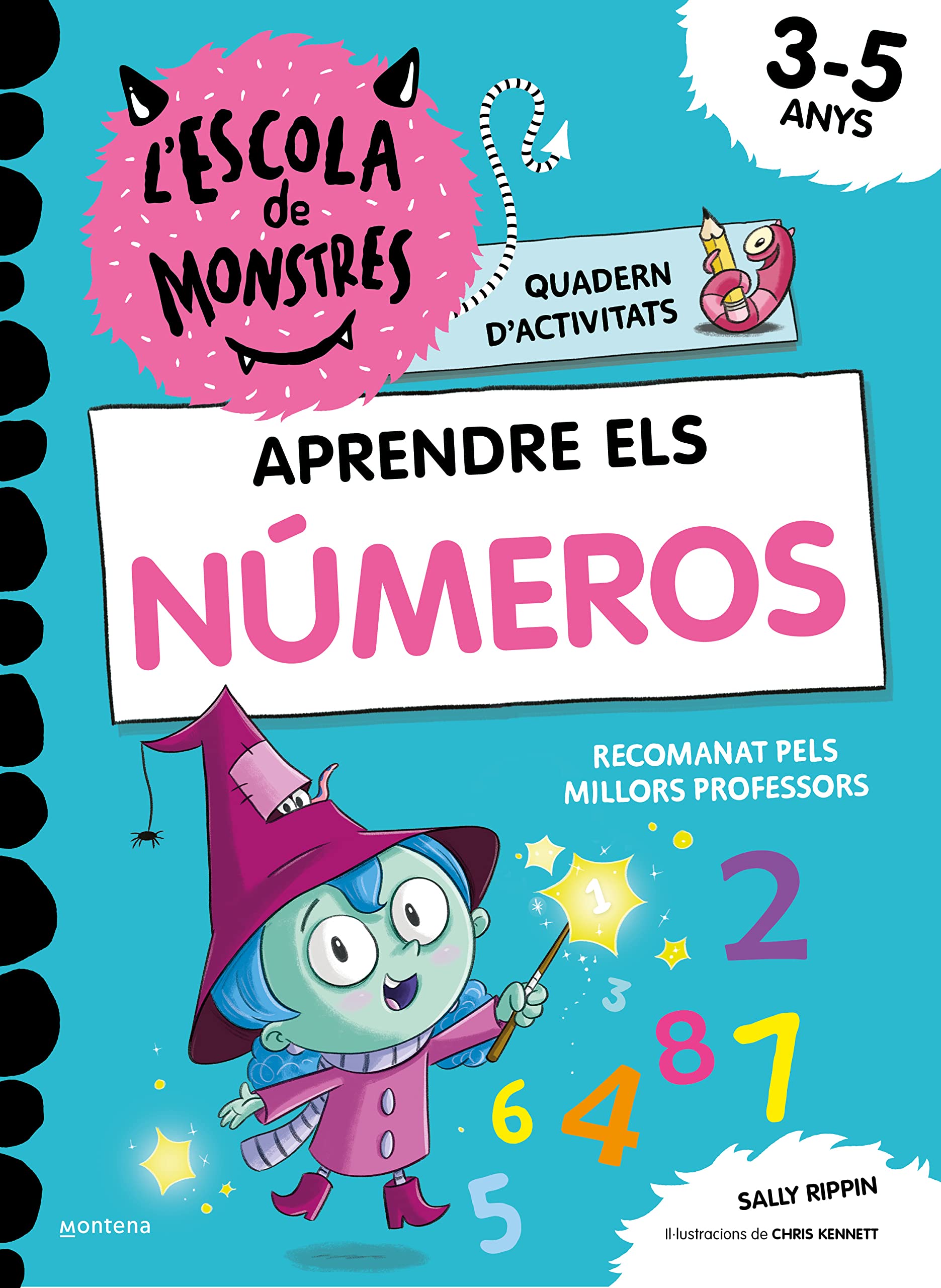 L'Escola de Monstres. Quadern d'activitats - Aprendre els NÚMEROS: Quadern de matemàtiques per a nens de 3 a 5 anys