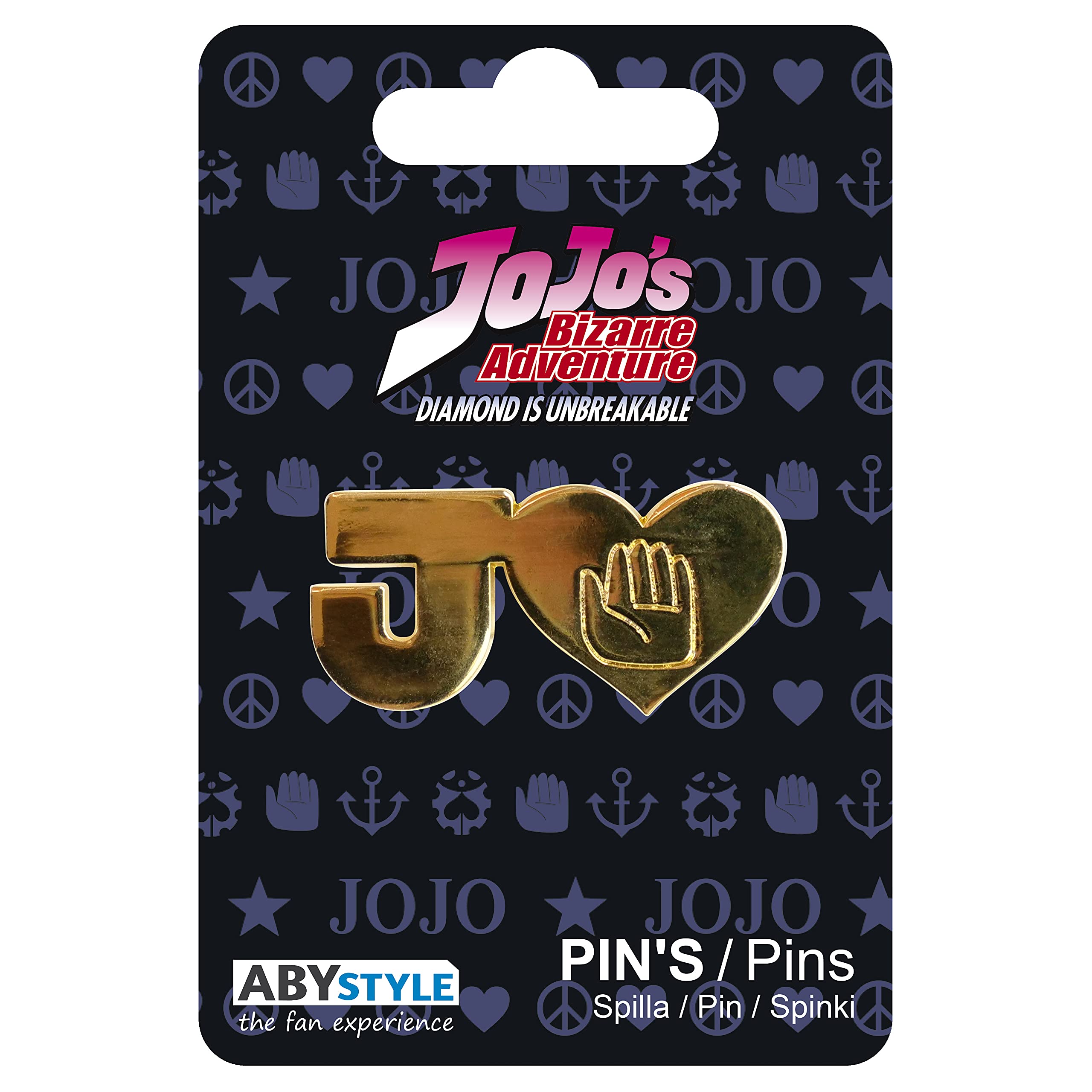 JoJo's Bizarre Adventure J Pin Badge