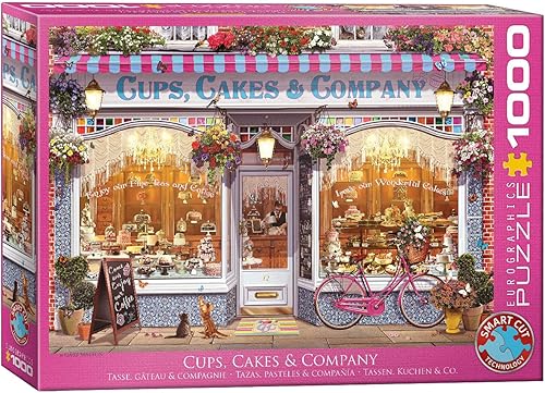 EuroGraphics Cups Cakes  Company by Garry Walton - Rompecabezas de 1000 piezas