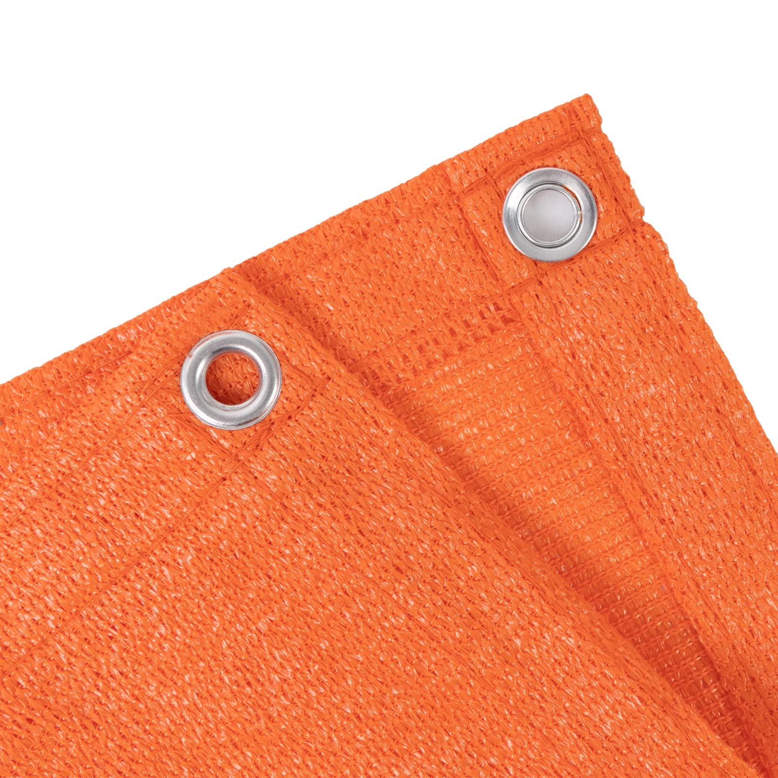 Casa Pura Brise-vue pour balcon Protection UV 90 x 500 cm Tissu polyéthylène haute densité résistant intempéries Orange