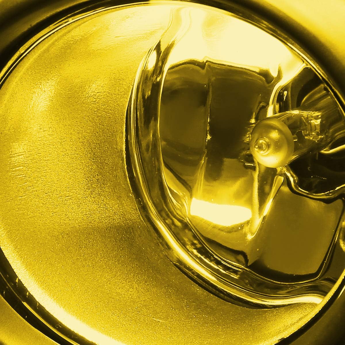 Auto Dynasty Fog Lights Assembly Compatible with 2011-2017 Sienna Front Bumper Driving Fog Lamps w/Switch and Bezel, Driver and Passenger Side, Amber Lens 12 13 14 15 16