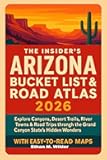 The Insider's Arizona Bucket List & Road Atlas 2026: Explore Canyons, Desert Trails, River Towns & Road Trips through the Grand Canyon State’s Hidden Wonders with Easy to Read Map.