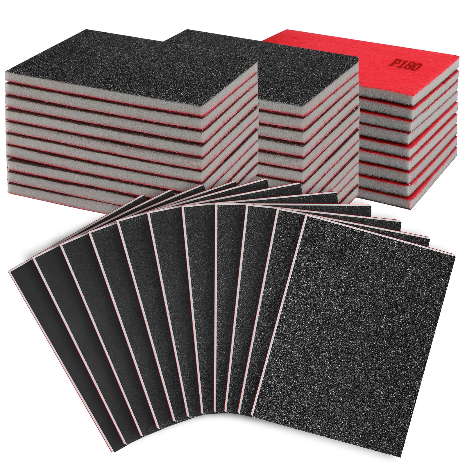 Mkobon Sanding Sponges - 27 Pcs Grit Set -11