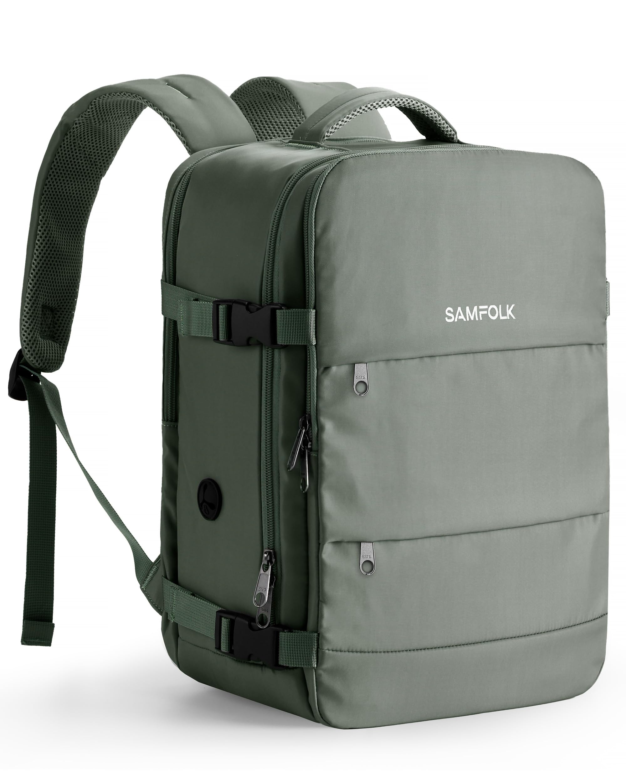 Samfolk Handgepäck Rucksack Ryanair Handgepäck 40x20x25 Travel Backpack 13 Taschen Carry On Bag Cabin Bags mit separater Schuhtasche Tragetasche Hand Luggage Backpack, 20L