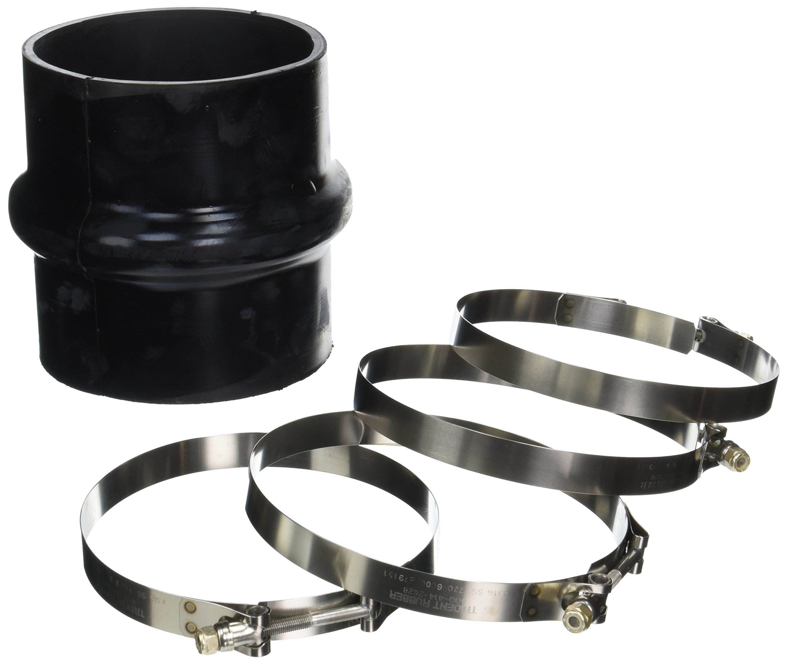 Buy Trident Marine Thh6S/S Black Epdm Rubber Marine Wet Exhaust Hump