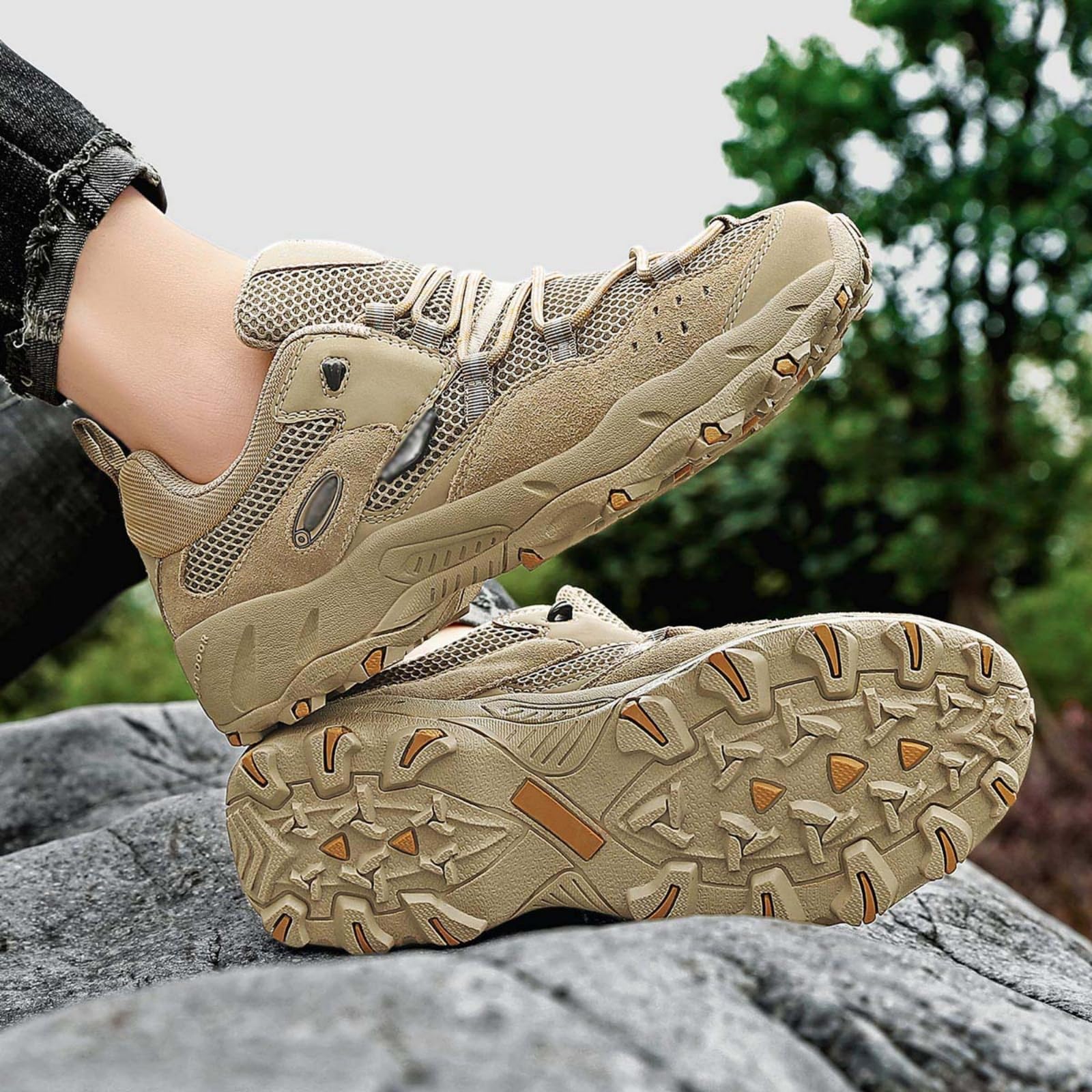 Męskie buty trekkingowe niskim stanem oddychające buty trekkingowe