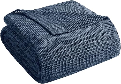 Miniatura 2 de INK+IVY Bree - Manta de punto para cama, sofá y sofá, ligera, transpirable, suave y acogedora, manta de verano tamaño King (108 x 90 pulgadas),