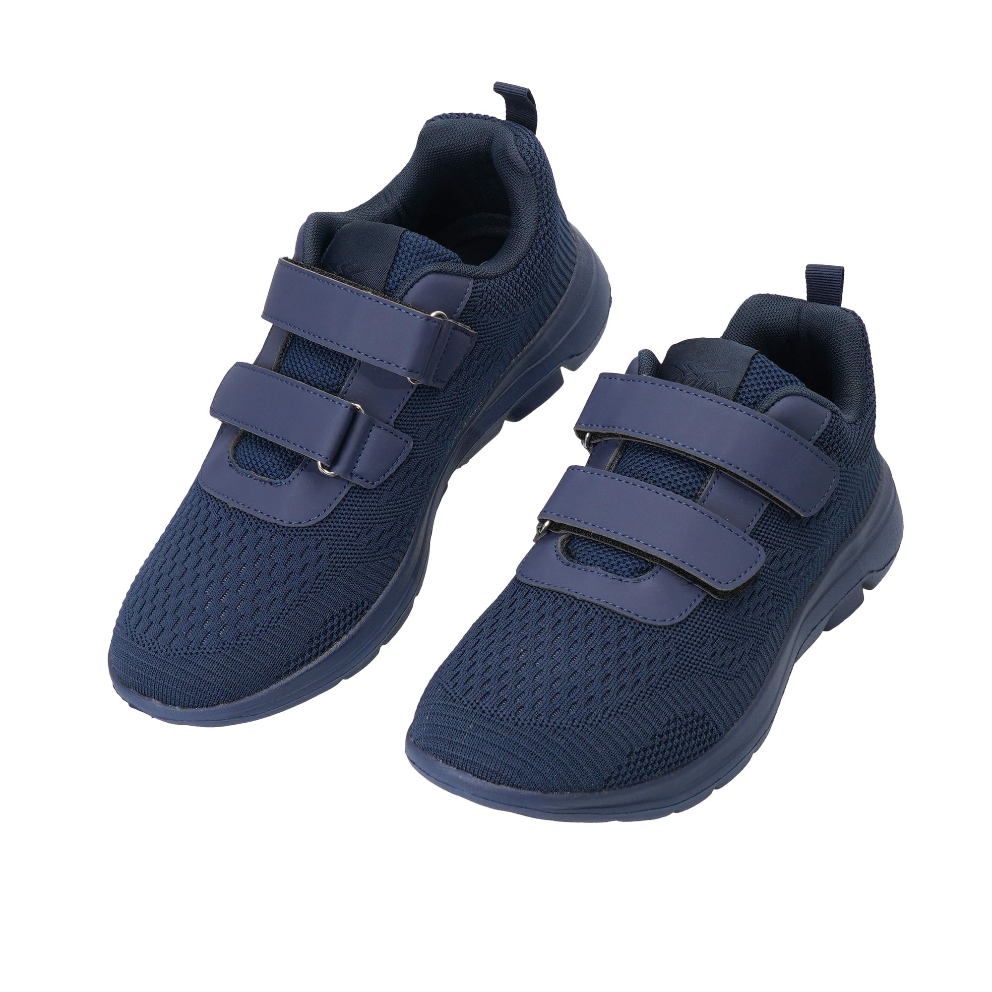 JOMIX Herren Laufschuhe mit Klettverschluss Sportschuhe Running Sneaker Turnschuhe Straßenlaufschuhe Atmungsaktiv Leichte rutschfeste Outdoor Fitness Gym Jogging Walking Freizeit