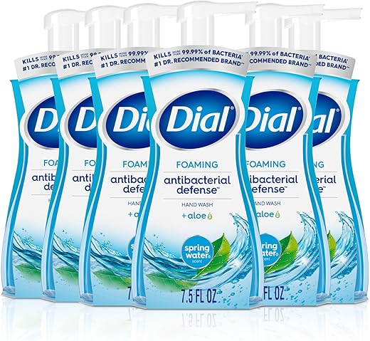 Dial Antibacterial Defense Foaming Hand Soap + Aloe,&hellip;