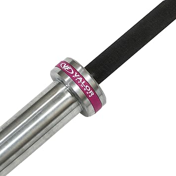 Valor Fitness Olympic Barbells - 80in | 35lb | 25mm Weight Bar Weightlifting Power Lifting Crossfit Squat Home Gym Workout Equipment Standard or Needle Bearing - Enhanced Spin
