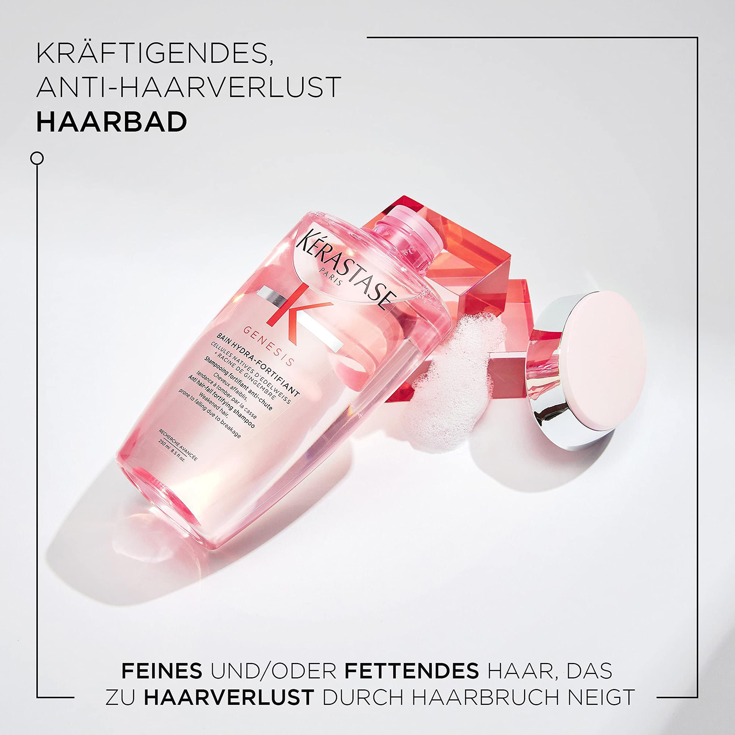 Kérastase, Genesis, Pflegeroutine mit Shampoo und Haarspülung, Für feines und brüchiges Haar, Gegen Haarausfall und Haarbruch