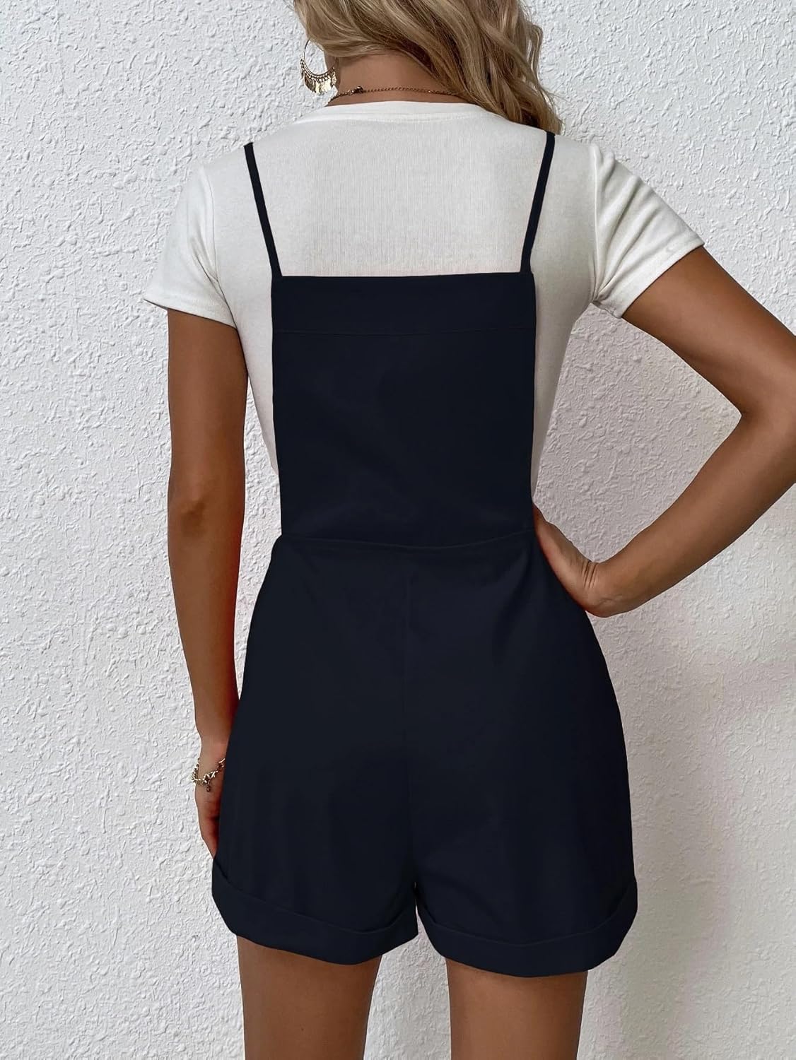 Rompers for Women Summer 2026 Pocket Romper Without Tee