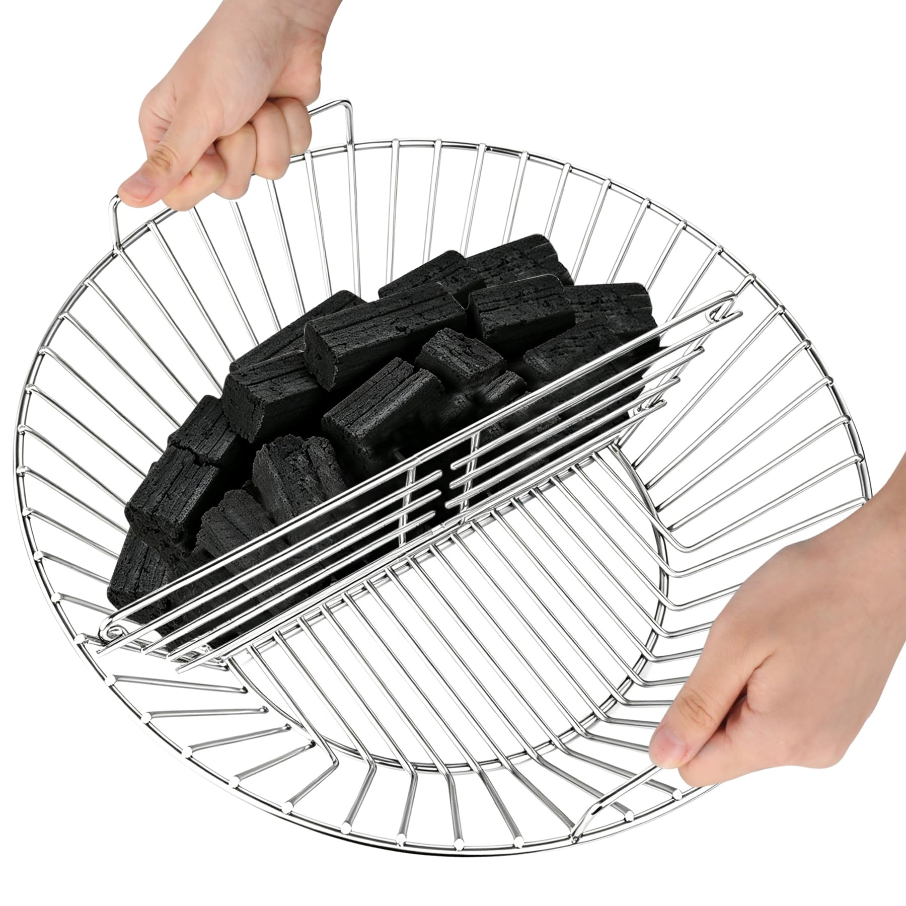 Big Green Egg Charcoal Basket - Stainless Steel -8