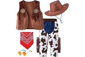 Child's Cowboy Cowgirl Dress-Up Set