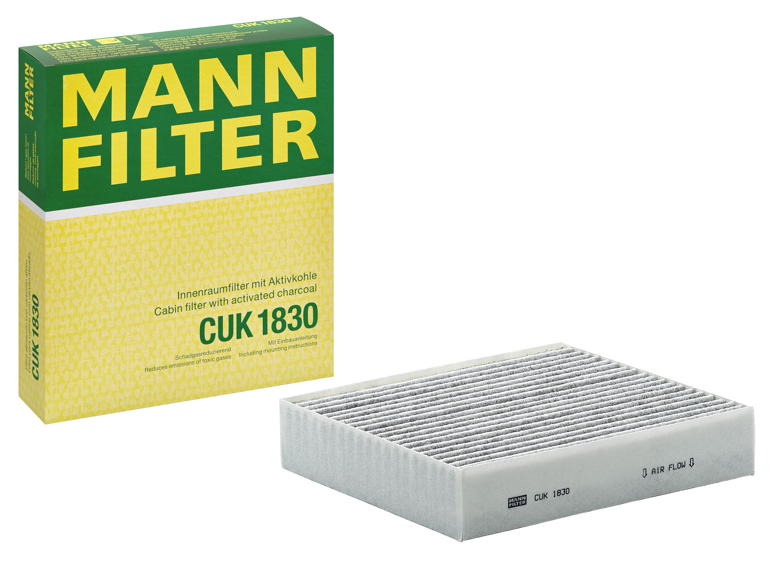 FILTER CABIN AIR CUK 1830 FOR MITSUBISHI MIRAGE/VI COLT/PLUS/Convertible/CZC