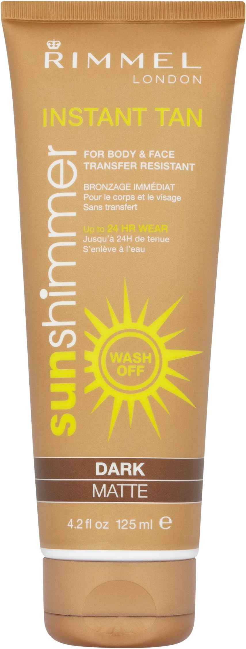 Sunshimmer Instant Tan Makeup, Dark Matte 125 ml