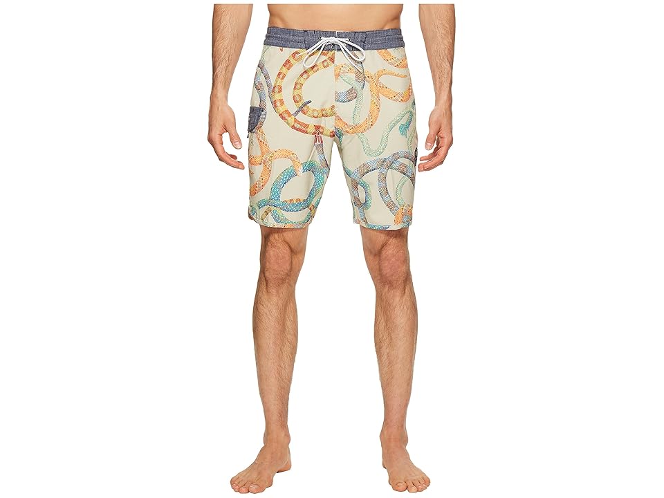 

VISSLA Da Bush Four-Way Stretch Boardshorts 18.5 (Sand) Men's Swimwear