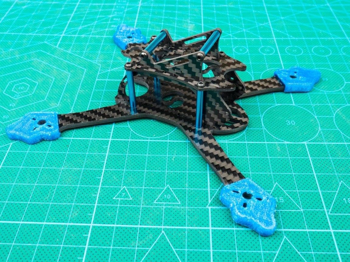 3DPOWER x XJB-145 FPV Freestyle Racing Quadcopter Frame for babyhawk betaflight lizard95