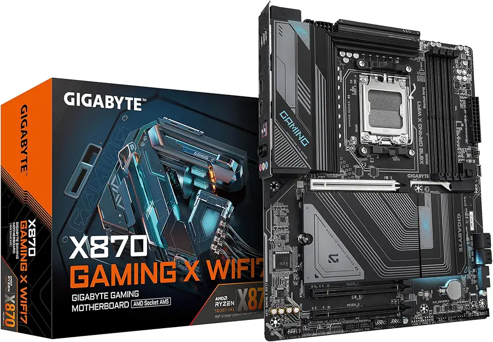 Placa Mãe Gigabyte X870 GAMING X WIFI7 (AM5/4xDDR5/HDMI/DP/M.2/USB 4)