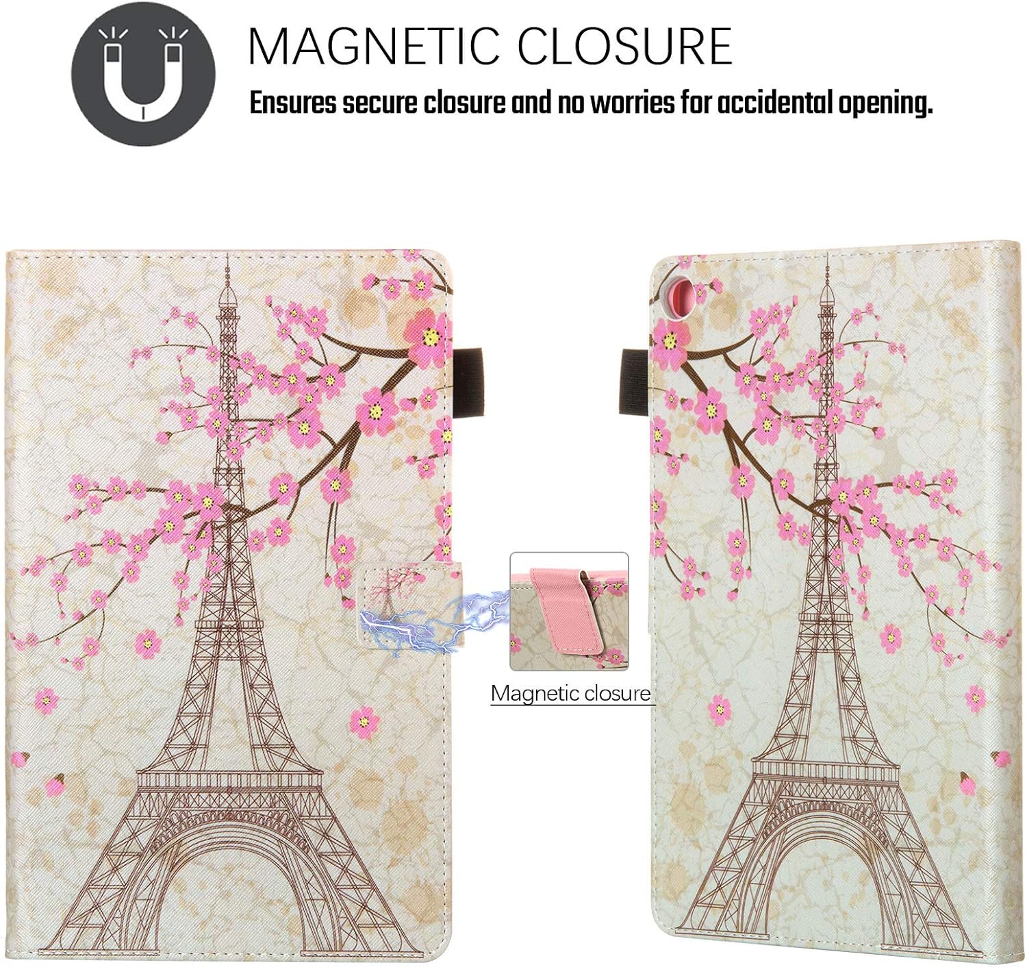 کیف چرمی Dteck برای تبلت سامسونگ مدل Galaxy Tab 10.1 2019 SM-T510