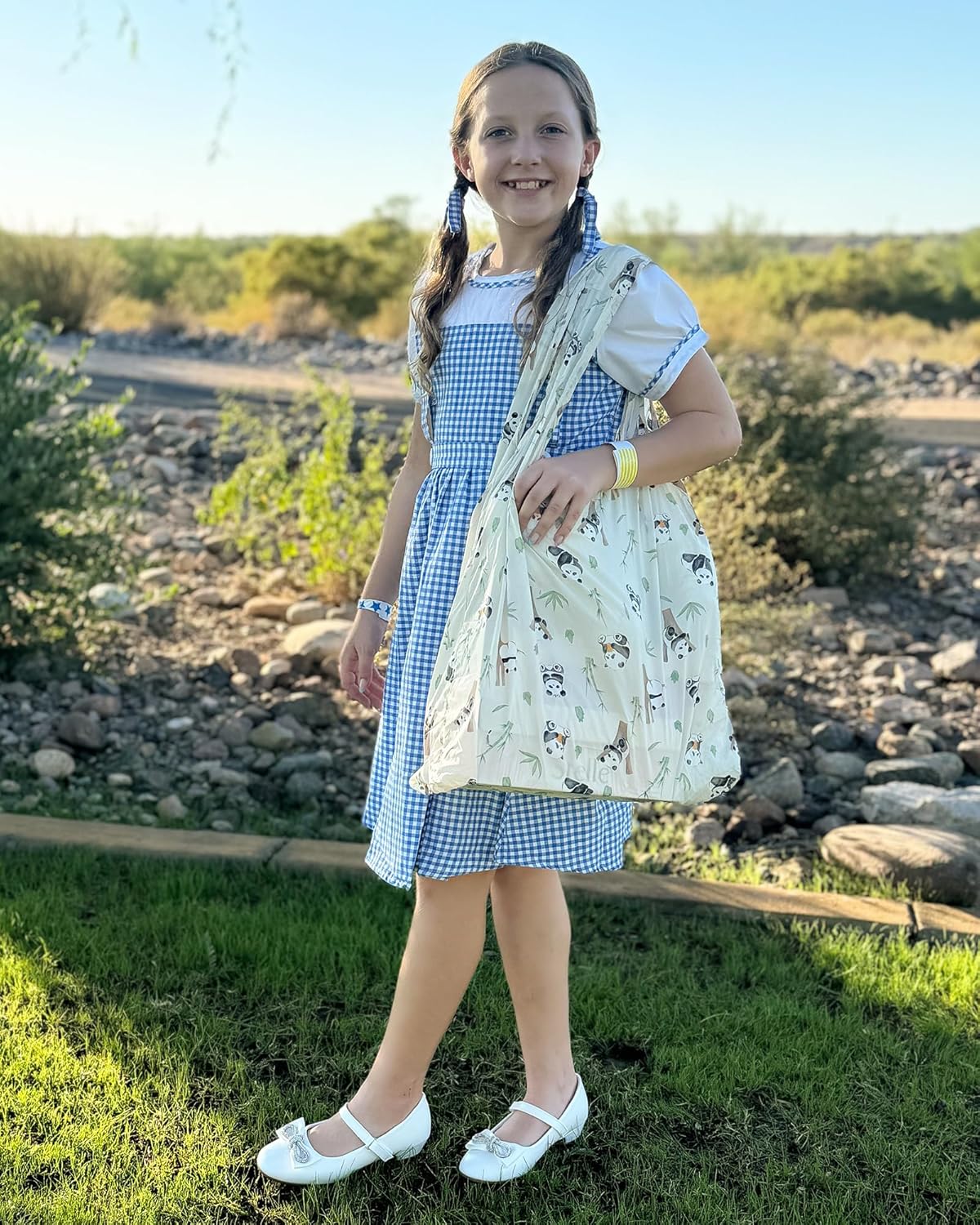 Stelle Girls Dress Shoes Flower Girls Wedding Party Low Heels with Bow for Toddler and Kids - Image 6