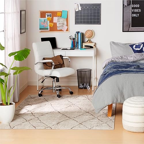 Miniatura 2 de Everwash Home Dynamix Treasure Alan - Alfombra geométrica moderna lavable a máquina, beigemarrón, 5.2 x 7.2 pies