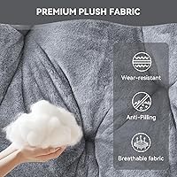 Vista 5 de Magshion Silla platillo para adultos, cómoda silla de sala de estar para dormitorio, esquina, dormitorio, apartamento, asiento circular esponjoso