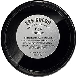 Pure Ziva Indigo Denim Navy Blue Purple Violet Opaque Pressed Powder Single Vegan Eyeshadow; Talc, Paraben & Cruelty Free